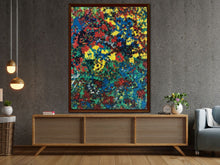 Load image into Gallery viewer, Oil Abstract Flowers Painting Wall Art On Canvas "Breaths"