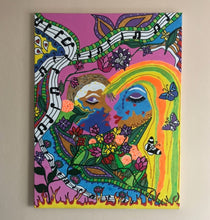 Load image into Gallery viewer, Large Wall Art Mixed Media Modern Abstract Acrylic Painting "Lost And Found"