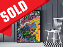 Load image into Gallery viewer, Large Wall Art Mixed Media Modern Abstract Acrylic Painting "Lost And Found"
