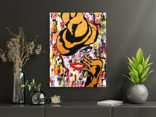 Load image into Gallery viewer, Modern Female Artwork Abstract Acrylic Wall Art Decor "Invincible Smile"