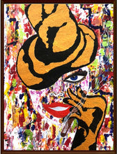 Load image into Gallery viewer, Modern Female Artwork Abstract Acrylic Wall Art Decor "Invincible Smile"