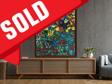 Load image into Gallery viewer, Oil Abstract Flowers Painting Wall Art On Canvas "Breaths"