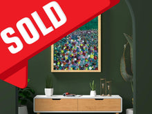 Load image into Gallery viewer, Oil Abstract Landscape Flowers Painting Colorful Modern Art On Canvas "Meadows"