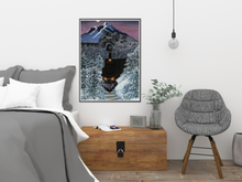 Load image into Gallery viewer, Acrylic Winter Landscape On Canvas "Magical Night"