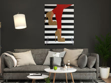 Load image into Gallery viewer, Woman Legs Painting In Stylish High Heels Fashion Art Acrylic Painting "On The Top"