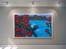 Load image into Gallery viewer, Acrylic Landscape On Canvas &quot;Blue Scrutiny&quot;
