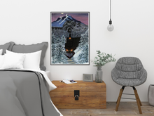 Load image into Gallery viewer, Acrylic Winter Landscape On Canvas &quot;Magical Night&quot;
